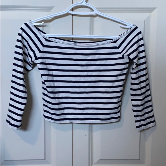 Hollister Tops - Stripped crop Holister shirt Hollister Tops - Stripped crop Holister shirt
